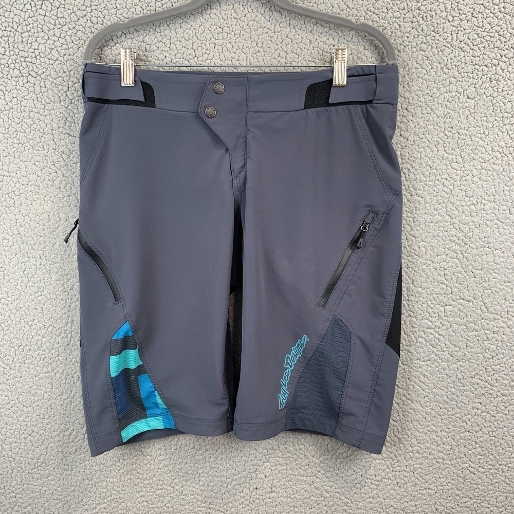 Troy Lee Designs Shorts Womens M Gray Ruckus MTB Mountain Biking Cycling